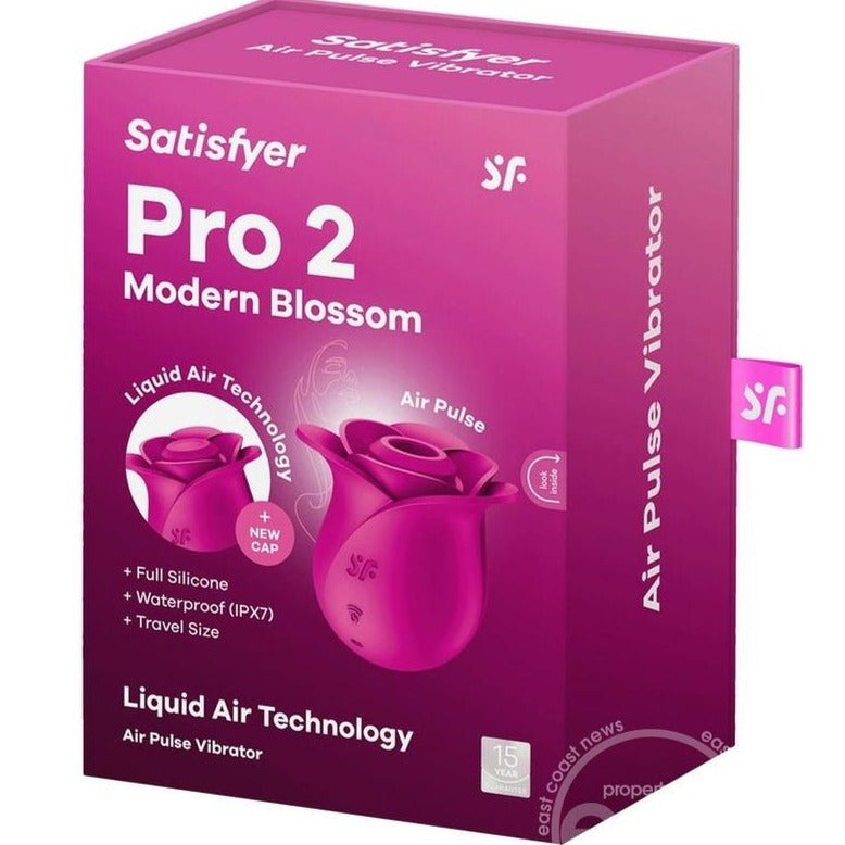 Satisfyer Pro 2 Modern Blossom Rechargeable Silicone Clitoral Stimulator