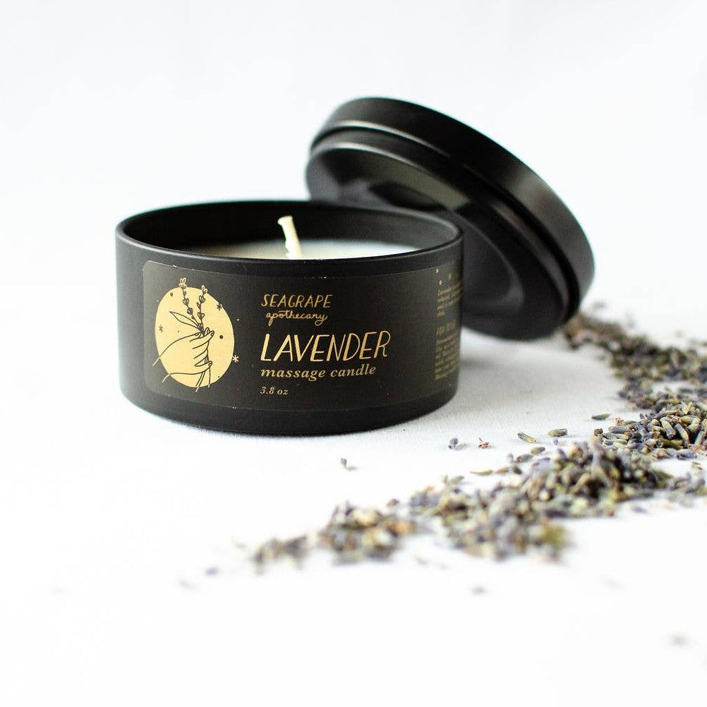 Seagrape Apothecary Lavender Massage Candle