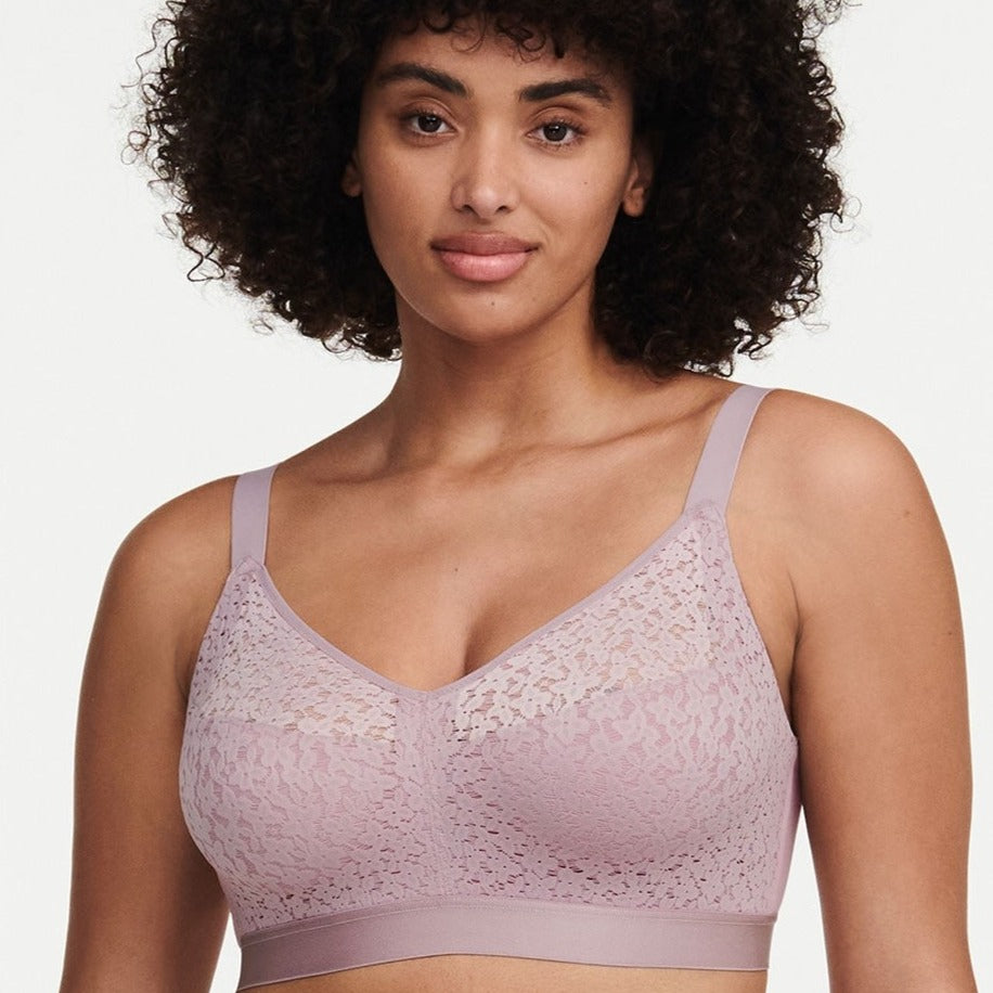 Chantelle Norah Comfort Supportive Wirefree Bra- Pale Rose