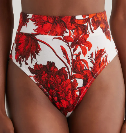 Elegant lounge brief by Kilo Brava with a Chippendale floral design and ultra-soft fabric, available at The O Shop.