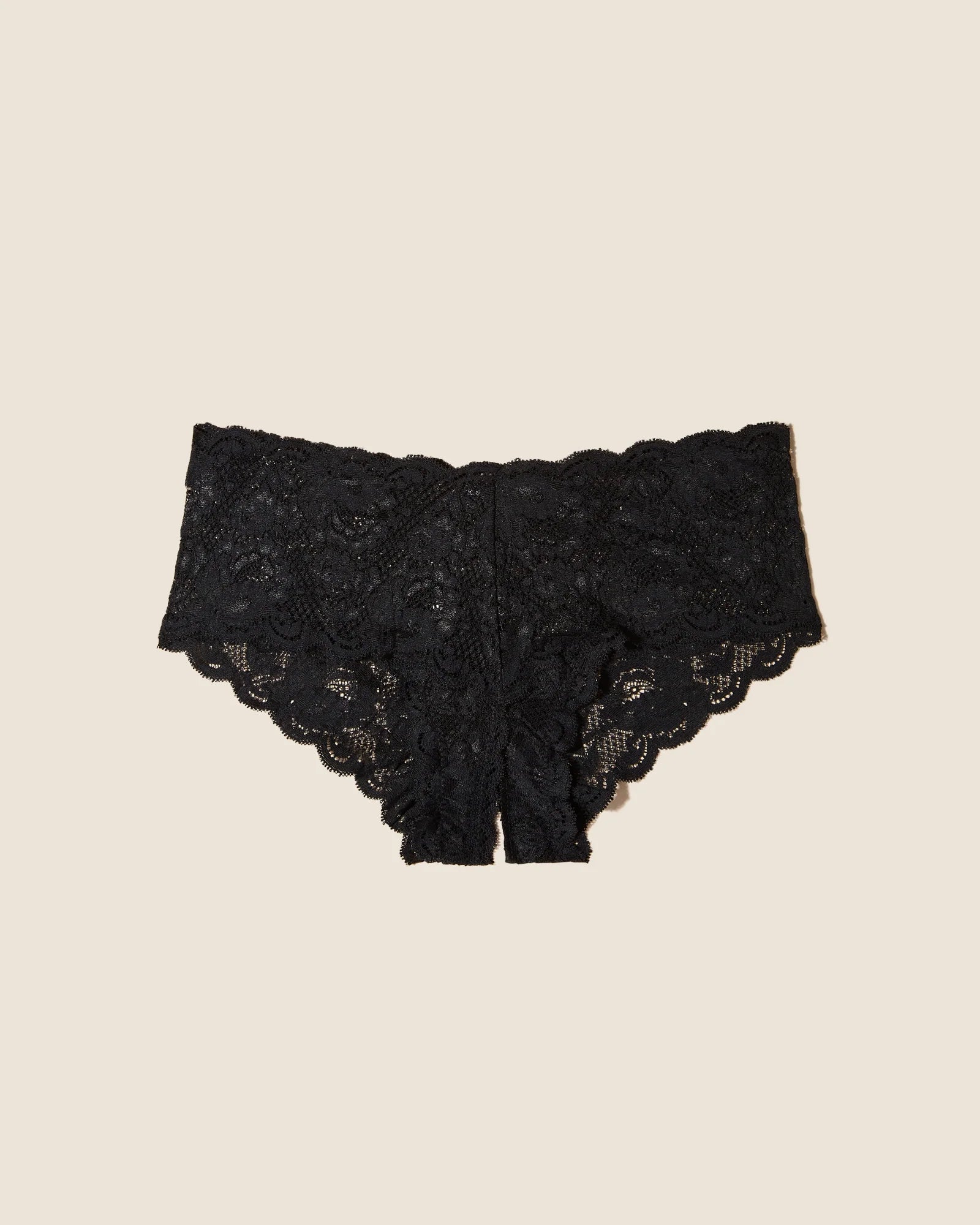 Never Say Never Naughtie Low Rise Boyshort - Black