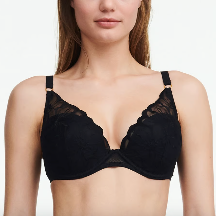 Chantelle Fleurs Plunging T-Shirt Bra