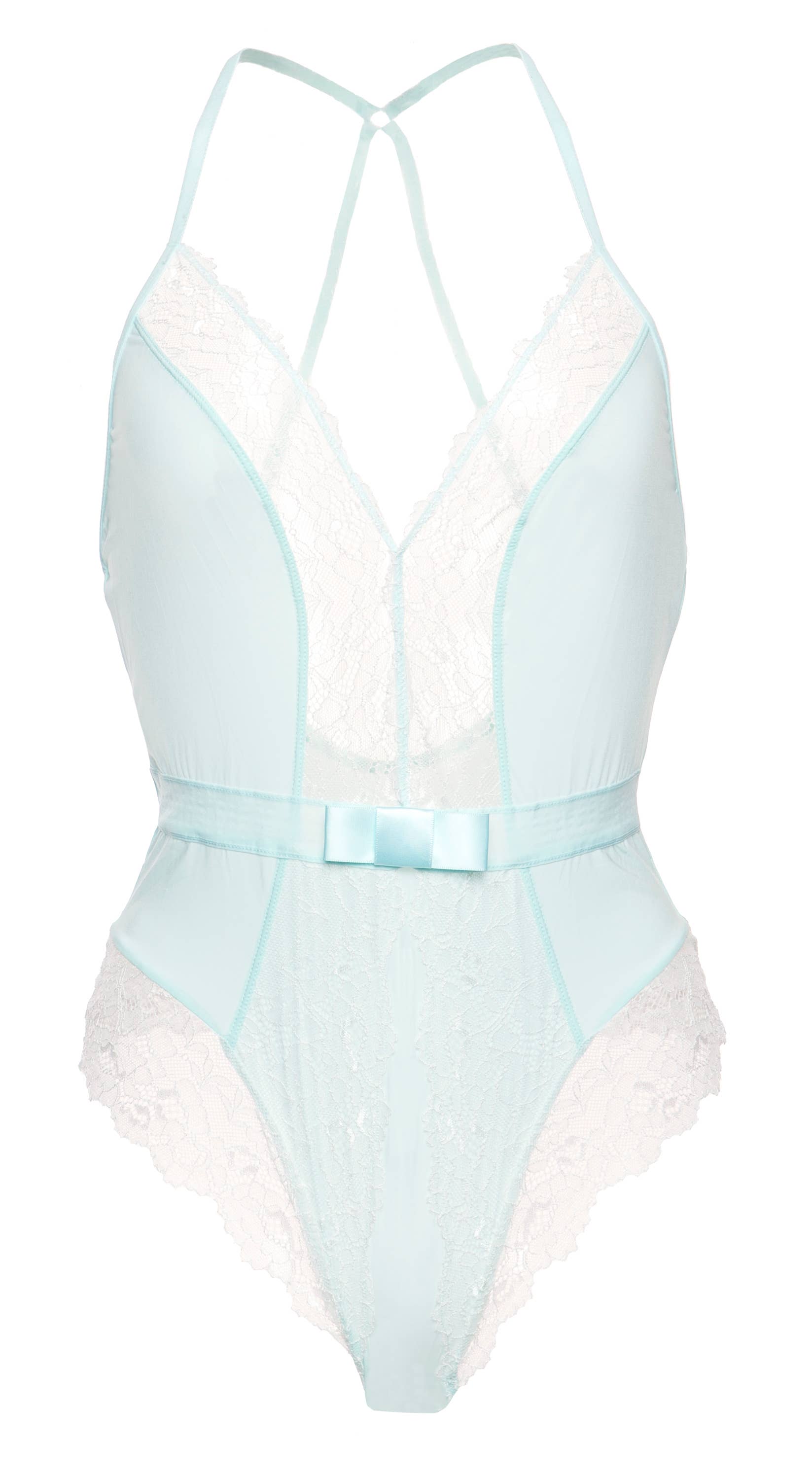 Felina Lace Bodysuit - Light Blue