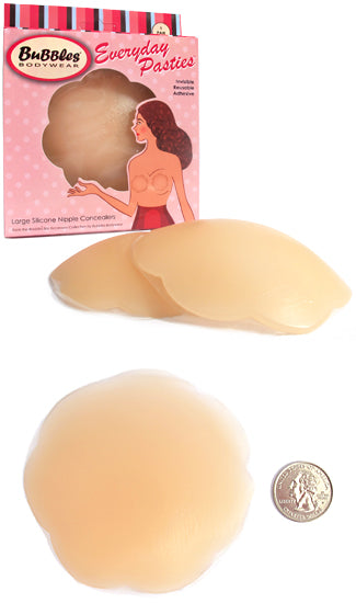 Bubbles Bodywear Large Adhesive Silicone Nipple Covers