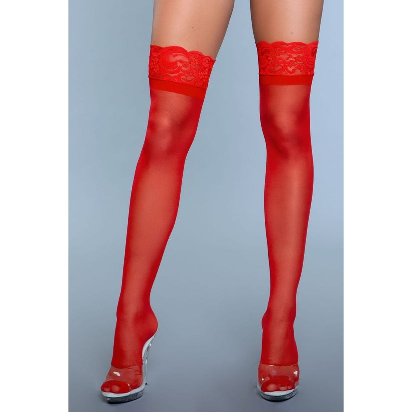 Be Wicked Keep a Secret Thigh-Highs - O/S