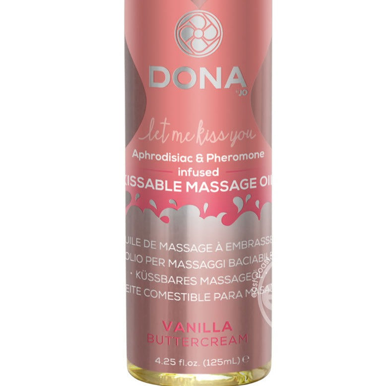Dona Aphrodisiac & Pheromone Infused Kissable Massage Oil-3.75oz