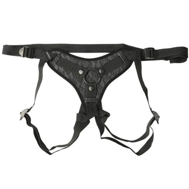 Sincerely Lace Strap-On Harness - Black