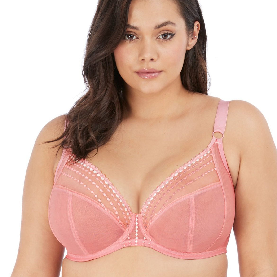 Elomi Matilda Plunge Bra - Rose