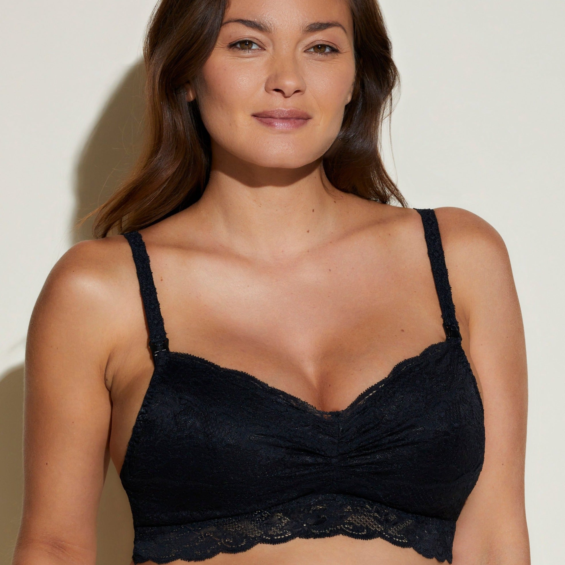 Cosabella Women's Never Say Never Mommie Nursing Bra in Black, Size Small