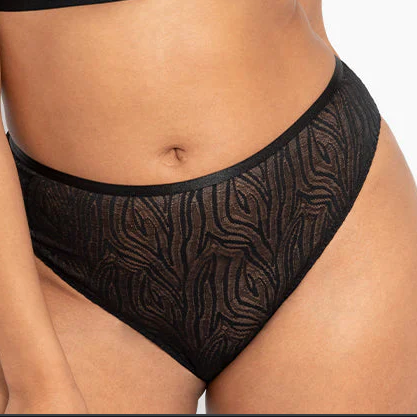 Curvy Kate Lace Daze Brazilian- Black (Final Sale)