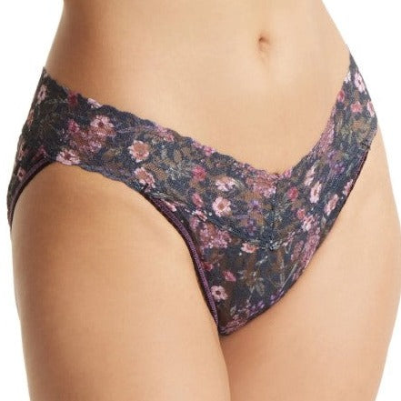 Hanky Panky Printed Signature Lace V-Kini - Myddleton Gardens