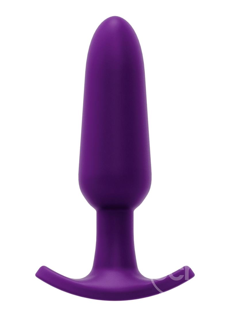 VeDO Bump Plus Rechargeable Silicone Anal Vibrator With Remote Control - Deep Purple