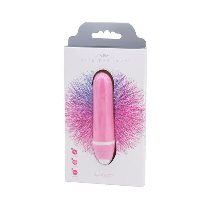 Vibe Therapy Quantum Silicone Bullet Vibrator - Pink