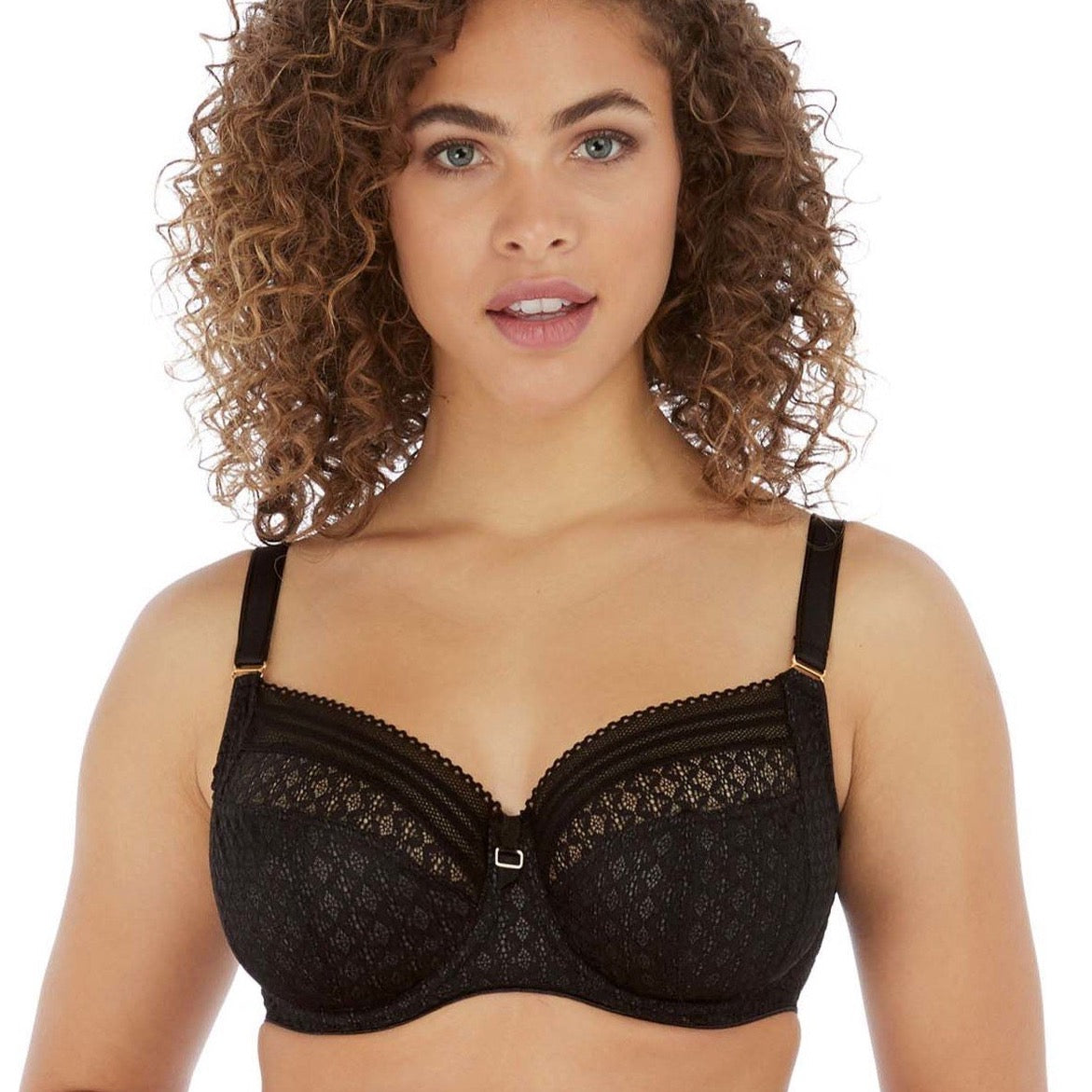 Freya Viva Lace Side Support - Noir