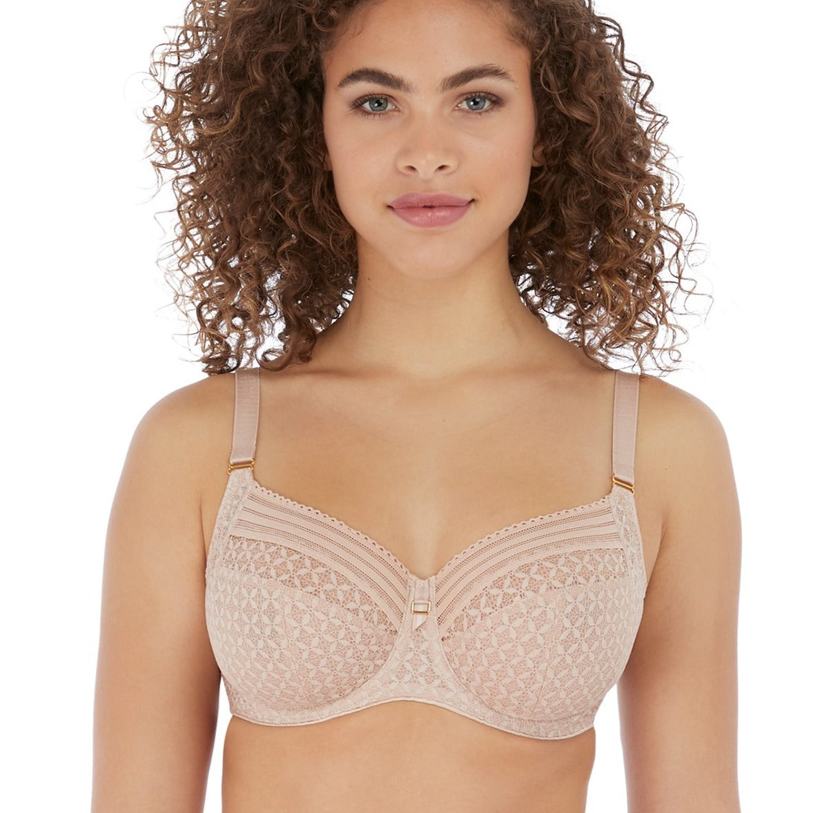 Freya Viva Lace Side Support Bra - Natural Beige (Final Sale)