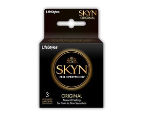 Lifestyles SKYN Original Non Latex Lubricated Condoms 3-Pack